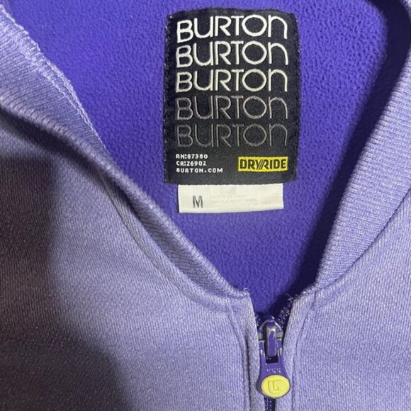 Burton Snowboard Jacket Fleece Lined WB Peak Hoodie Dryride Women’s Medium - Picture 2 of 4